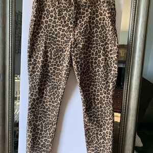 Jordache leopard print jeans